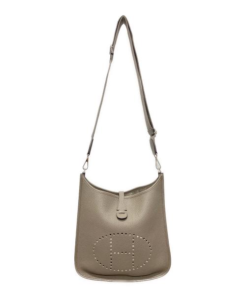 HERMES（エルメス）HERMES (エルメス) エブリン Ⅲ PM/Evelyne III PM/トリヨンクレマンス/ノワール/シルバー金具/X刻印：2016年製/メッセンジャーバッグ/ショルダーバッグ/メッセンジャーバッグ/エブリンPM エタン サイズ:PMの古着・服飾アイテム