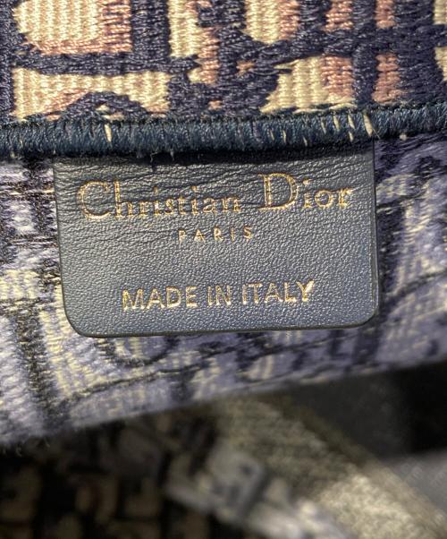 Christian Dior（クリスチャン ディオール）Christian Dior (クリスチャン ディオール) ブックトートバッグ ネイビーの古着・服飾アイテム