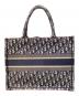 Christian Dior (クリスチャン ディオール) ブックトートバッグ ネイビー：250000円