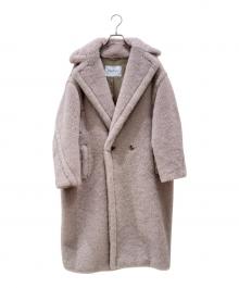 MaxMara（マックスマーラ）の古着「テディベアコート」｜ライトグレー
