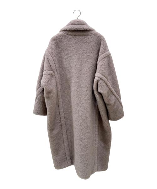 MaxMara（マックスマーラ）MaxMara (マックスマーラ) テディベアコート ライトグレー サイズ:XSの古着・服飾アイテム