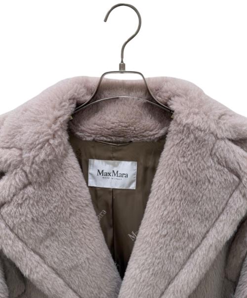 MaxMara（マックスマーラ）MaxMara (マックスマーラ) テディベアコート ライトグレー サイズ:XSの古着・服飾アイテム