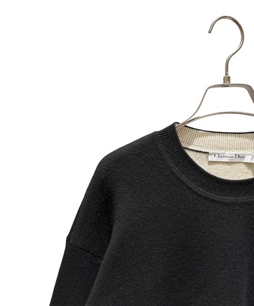 Christian Dior（クリスチャン ディオール）Christian Dior (クリスチャン ディオール) J'ADIOR8ボクシーセーター ブラック サイズ:38の古着・服飾アイテム