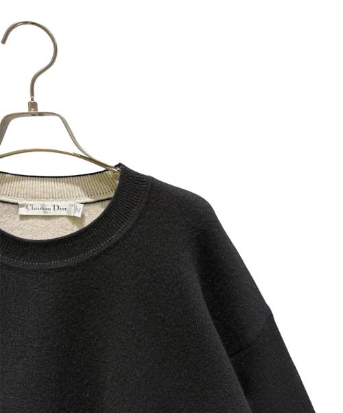 Christian Dior（クリスチャン ディオール）Christian Dior (クリスチャン ディオール) J'ADIOR8ボクシーセーター ブラック サイズ:38の古着・服飾アイテム