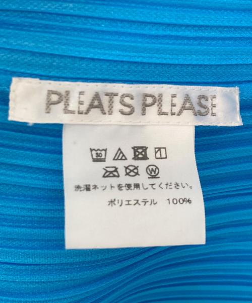 PLEATS PLEASE（プリーツプリーズ）PLEATS PLEASE (プリーツプリーズ) プリーツカーディガン スカイブルー サイズ:4の古着・服飾アイテム