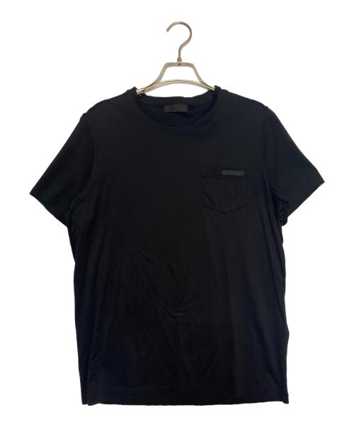 PRADA（プラダ）PRADA (プラダ) ポケットTシャツ ブラック サイズ:Sの古着・服飾アイテム