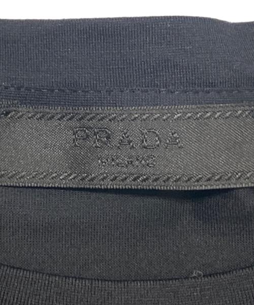 PRADA（プラダ）PRADA (プラダ) ポケットTシャツ ブラック サイズ:Sの古着・服飾アイテム