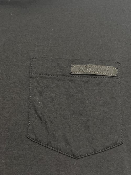 PRADA（プラダ）PRADA (プラダ) ポケットTシャツ ブラック サイズ:Sの古着・服飾アイテム