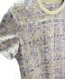 中古・古着 HERMES (エルメス) ボルデュックチェックTシャツ イエロー サイズ:40：48000円