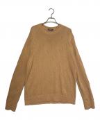 BALENCIAGAバレンシアガ）の古着「Logo Jacquard Crew Neck Knit Sweater」｜ブラウン