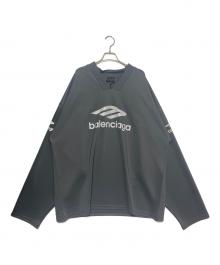BALENCIAGA（バレンシアガ）の古着「3B Sports Icon Ski Long Sleeve T-Shirt」｜グレー