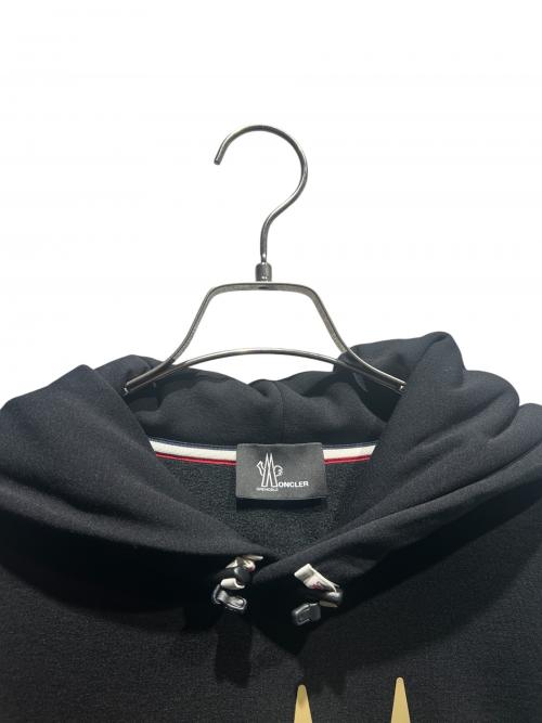 MONCLER GRENOBLE（モンクレール グルノーブル）MONCLER GRENOBLE (モンクレール グルノーブル) ラバープリントパーカー/K20978G00028 899IG ブラック サイズ:XXLの古着・服飾アイテム