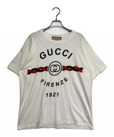 中古・古着通販】GUCCI (グッチ) Firenze 1921 T-Shirt ホワイト