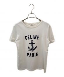 CELINE（セリーヌ）の古着「アンカー 70’s クルーネックTシャツ」｜ホワイト