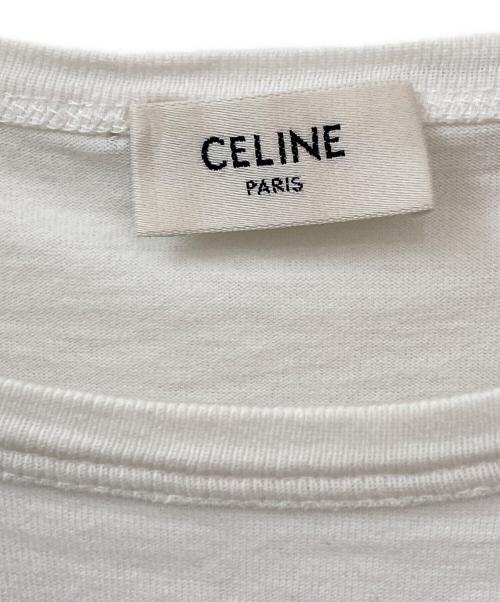 CELINE（セリーヌ）CELINE (セリーヌ) アンカー 70’s クルーネックTシャツ ホワイト サイズ:XSの古着・服飾アイテム