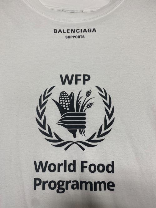 BALENCIAGA（バレンシアガ）BALENCIAGA (バレンシアガ) WFPロゴTシャツ ホワイト サイズ:Sの古着・服飾アイテム