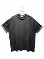 BURBERRYバーバリー）の古着「SIREN TAPED SLEEVE TEE」｜ブラック