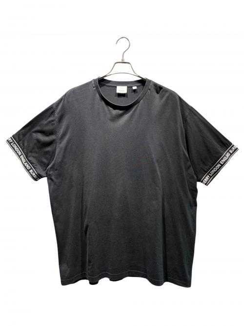 BURBERRY（バーバリー）BURBERRY (バーバリー) SIREN TAPED SLEEVE TEE ブラック サイズ:XLの古着・服飾アイテム