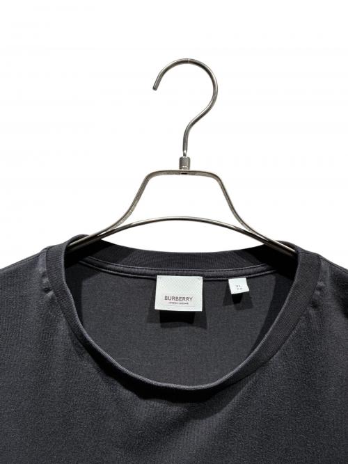 BURBERRY（バーバリー）BURBERRY (バーバリー) SIREN TAPED SLEEVE TEE ブラック サイズ:XLの古着・服飾アイテム