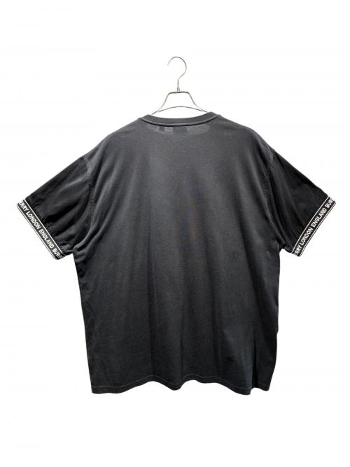 BURBERRY（バーバリー）BURBERRY (バーバリー) SIREN TAPED SLEEVE TEE ブラック サイズ:XLの古着・服飾アイテム
