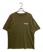 BALENCIAGAバレンシアガ）の古着「キャンペーンロゴTシャツ」｜オリーブ