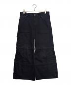 BALENCIAGAバレンシアガ）の古着「Flared Cargo パンツ」｜ブラック