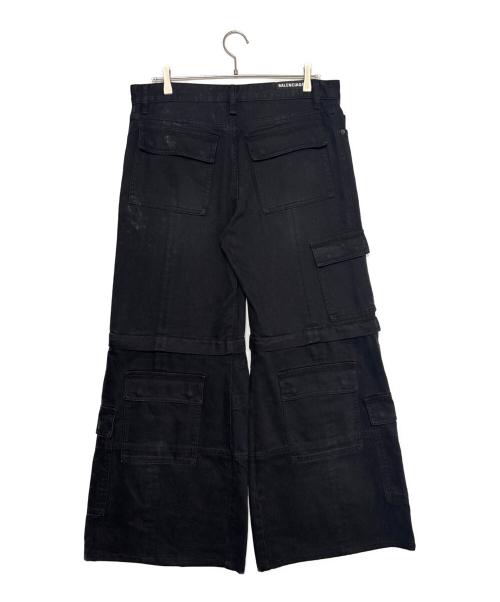 BALENCIAGA（バレンシアガ）BALENCIAGA (バレンシアガ) Flared Cargo パンツ ブラック サイズ:Mの古着・服飾アイテム