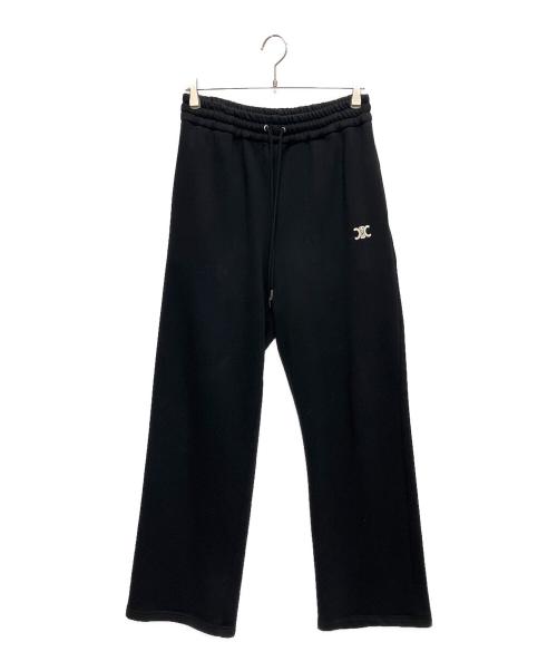 CELINE（セリーヌ）CELINE (セリーヌ) トリオンフスウェットパンツ ブラック サイズ:Sの古着・服飾アイテム