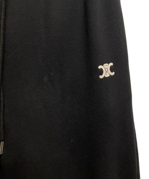 CELINE（セリーヌ）CELINE (セリーヌ) トリオンフスウェットパンツ ブラック サイズ:Sの古着・服飾アイテム