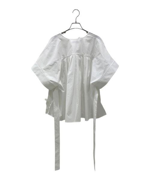 ADORE（アドーア）ADORE (アドーア) 3Dレースオーバーブラウス ホワイト サイズ:38の古着・服飾アイテム