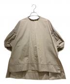 ebureエブール）の古着「Pullover Blouse/プルオーバーブラウス」｜ベージュ