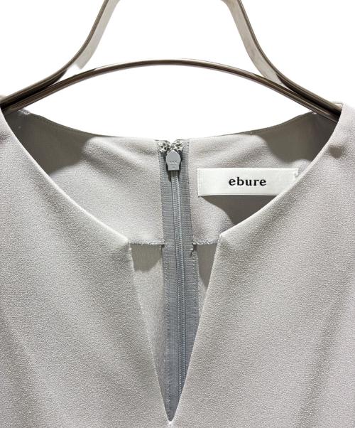 ebure（エブール）ebure (エブール) 長袖ワンピース/3010300634 グレー サイズ:36の古着・服飾アイテム