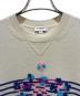 中古・古着 CHANEL (シャネル) CC Logo Clover Striped Knit Top/ココマーククローバーボーダーニット/P76927K11095 ホワイト サイズ:36：230000円