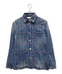中古・古着通販】GUCCI (グッチ) デニムジャケット インディゴ サイズ
