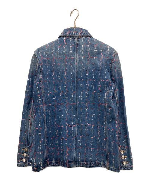 CHANEL（シャネル）CHANEL (シャネル) スパンコールデニムカバーオール インディゴ サイズ:38の古着・服飾アイテム