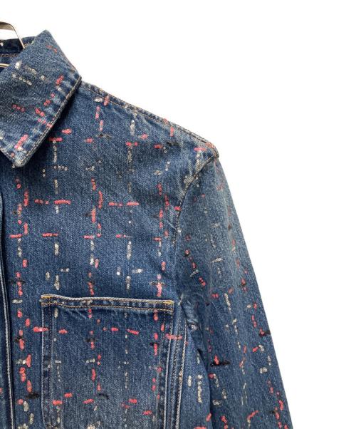 CHANEL（シャネル）CHANEL (シャネル) スパンコールデニムカバーオール インディゴ サイズ:38の古着・服飾アイテム