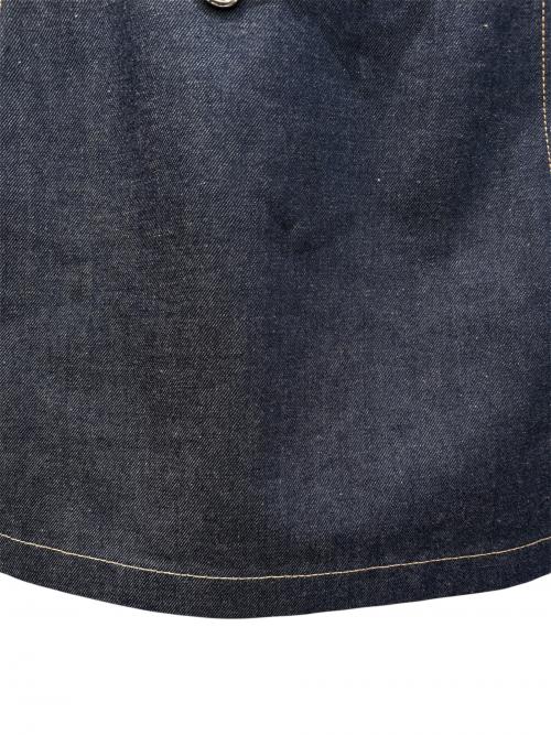 GUCCI（グッチ）GUCCI (グッチ) ホースビットベルト付デニムミニワンピース インディゴ サイズ:36の古着・服飾アイテム