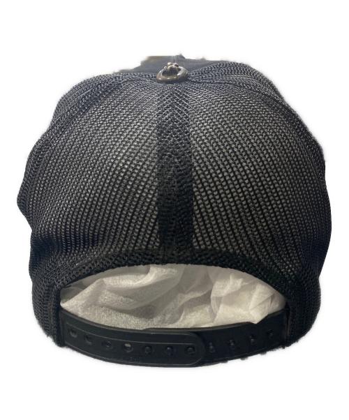 CHROME HEARTS（クロムハーツ）CHROME HEARTS (クロムハーツ) ROLLING STONES Leather Patch Trucker Cap ブラック サイズ:不明の古着・服飾アイテム