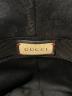 中古・古着 GUCCI (グッチ) マーモントベルトハット ブラック サイズ:L：34000円