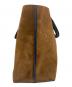 中古・古着 LOEWE (ロエベ) Suede Anagram Tote Bag スエード アナグラム トートバッグ ブラック×ブラウン：180000円
