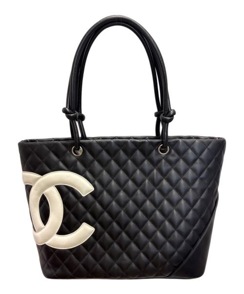CHANEL（シャネル）CHANEL (シャネル) カンボントートバッグ ブラックの古着・服飾アイテム