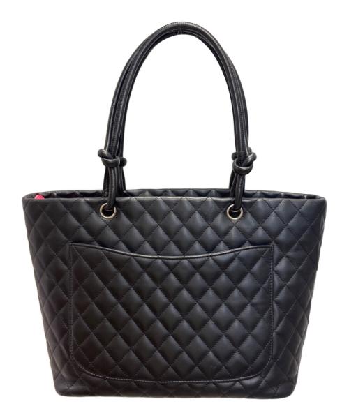 CHANEL（シャネル）CHANEL (シャネル) カンボントートバッグ ブラックの古着・服飾アイテム