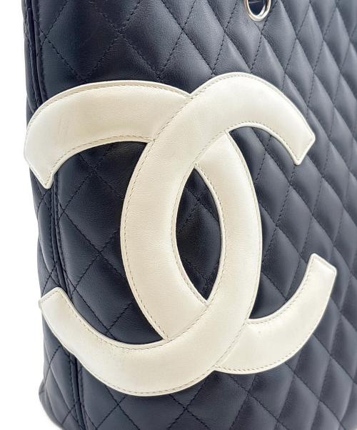 CHANEL（シャネル）CHANEL (シャネル) カンボントートバッグ ブラックの古着・服飾アイテム