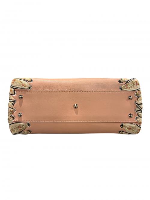 FENDI（フェンディ）FENDI (フェンディ) ピーカブー ミディアム リボンステッチ/8BN290 ライトピンク サイズ:-の古着・服飾アイテム