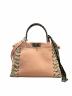 FENDI（フェンディ）の古着「ピーカブー ミディアム リボンステッチ/8BN290」｜ライトピンク