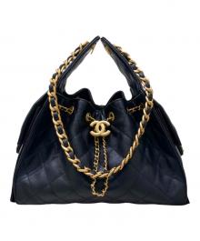 CHANEL（シャネル）の古着「シャネル25 スモール キャビアスキン チェーンショルダーバッグ」｜ブラック