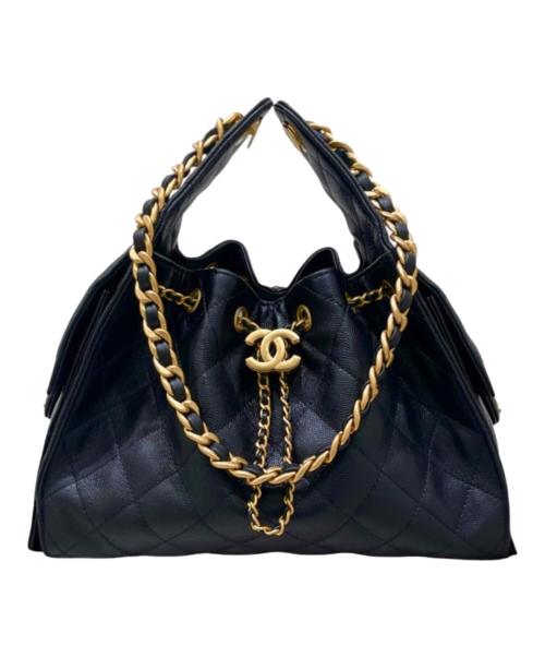 CHANEL（シャネル）CHANEL (シャネル) シャネル25 スモール キャビアスキン チェーンショルダーバッグ ブラック サイズ:25の古着・服飾アイテム