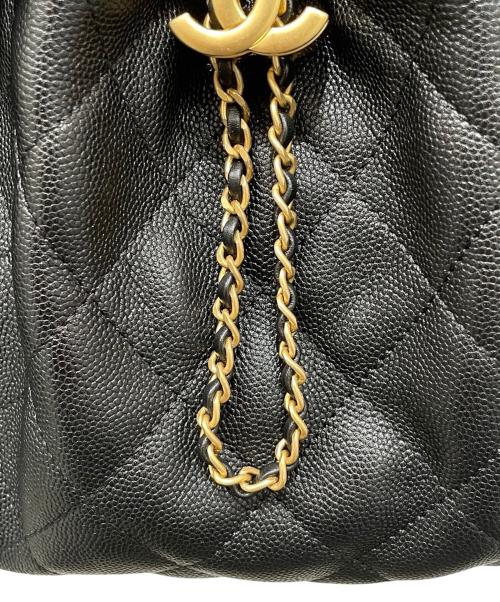CHANEL（シャネル）CHANEL (シャネル) シャネル25 スモール キャビアスキン チェーンショルダーバッグ ブラック サイズ:25の古着・服飾アイテム