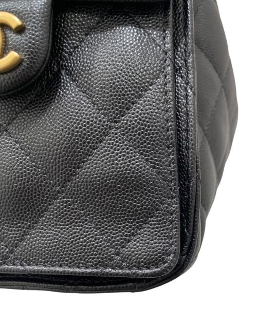 CHANEL（シャネル）CHANEL (シャネル) シャネル25 スモール キャビアスキン チェーンショルダーバッグ ブラック サイズ:25の古着・服飾アイテム