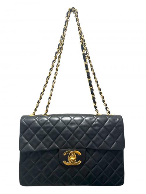CHANEL（シャネル）CHANEL (シャネル) マトラッセ ブラック×ゴールド サイズ:34の古着・服飾アイテム